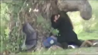 نيك جماعي في الشارع: عاهرات الجامعة العربيات تُستَخدم بقسوة