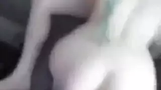 her first anal: tattooed slut in just her black thigh highs