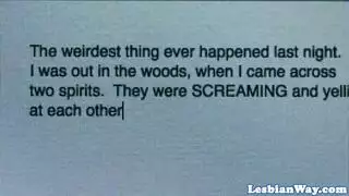 جنس فموي نسائي مكثف بين دانا وميلاني